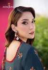 3PC LAWN EMBROIDERED SHIRT WITH CHAFOONEMBROIDERED DUPATA AND TROUSER - 677