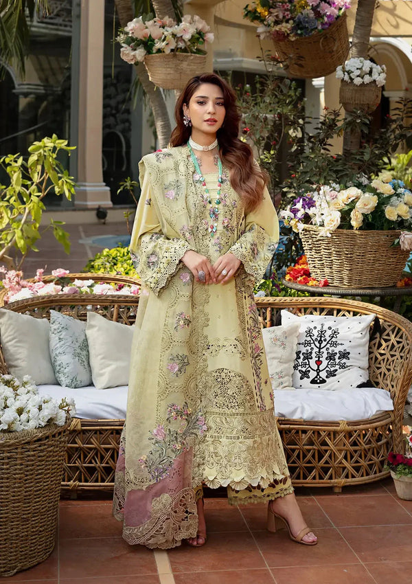 PREMIUM EMBROIDERED LUXURYLAWN | UNSTITCHED 3-PIECE SUIT V 711