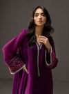 3 Piece Unstitched Embroidered and Printed SIlk Suit V226