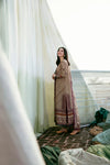'-3PC DHANAK EMBROIDERED UNSTICHED SUIT V258