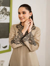 3PC DHANAK EMBROIDERED UNSTITCHED DRESS V221