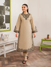 3PC DHANAK EMBROIDERED UNSTITCHED DRESS V221
