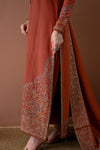 3PC LAWN EMBROIDERED SHIRT WITH DHANAK EMBROIDERED SHAWL AND TROUSER V679