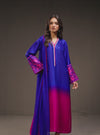 3 Piece Unstitched Embroidered and Printed SIlk Suit V230