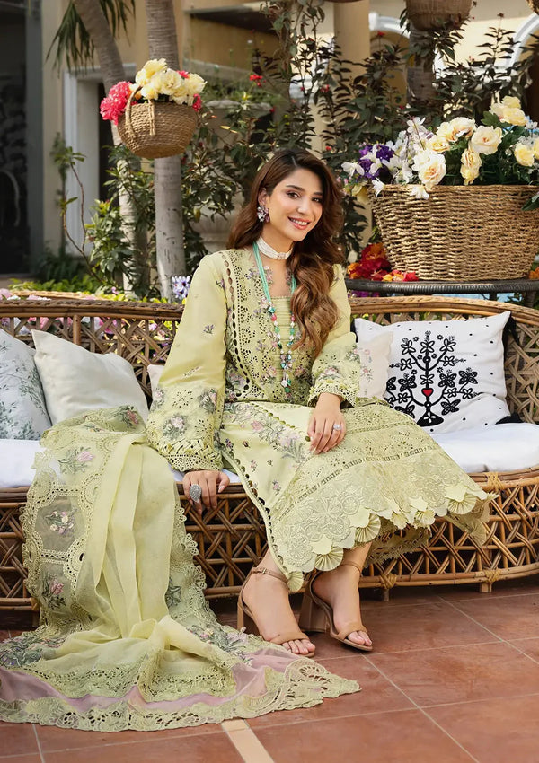 PREMIUM EMBROIDERED LUXURYLAWN | UNSTITCHED 3-PIECE SUIT V 711