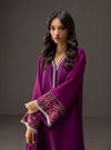 3 Piece Unstitched Embroidered and Printed SIlk Suit V226