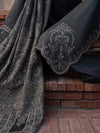 IZEL-3PC DHANAK EMBROIDERED SHIRT WITH WOOL PRINTED SHAWL & TROUSER 736